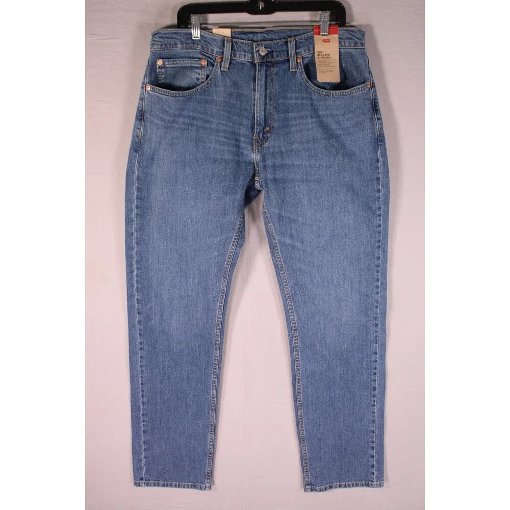 Levi's 559 Relaxed Straight Fit Jeans Mens 34x34 Medium Stonewash Ease NWT